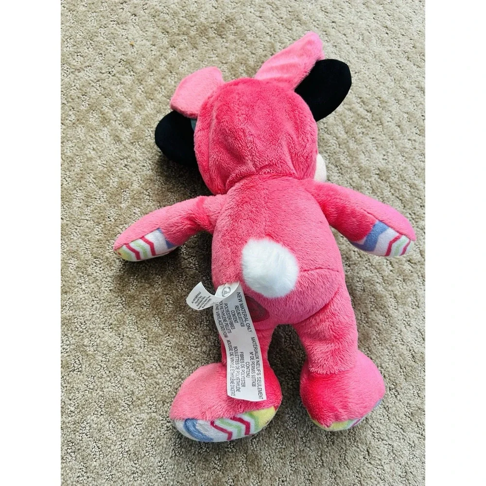 Disney Store Pink Minnie Mouse‎ Easter Bunny Doll Plush Stuffed Animal 16